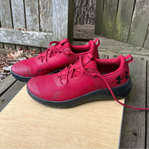 Under Armour Men’s UA Tr96 Running Training Shoes 3021296 Red Sz 8.5 - Picture 2 of 15